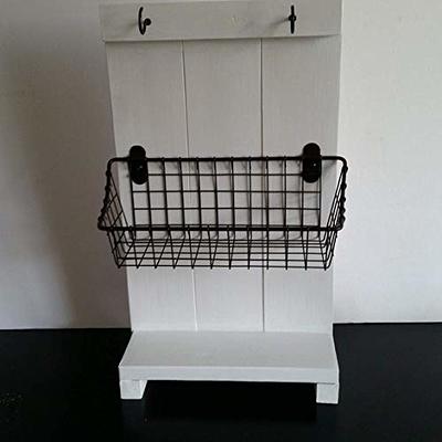 Plate Wall Display Rack for Coffee Cup & Saucer, Holder for 4