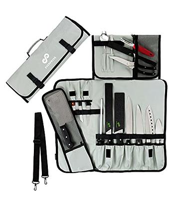 XYJ Knives,Professional Knife Sets for Master Chefs,8-pcs Chef Knife Set  with Bag,Meat Cleaver Butcher for Camping