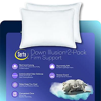 CozyLux Pillows King Size Set of 2, Hotel Quality Bed Pillows for Sleeping  2 Pack, Cooling Pillows for Side Back and Stomach Sleepers, Down