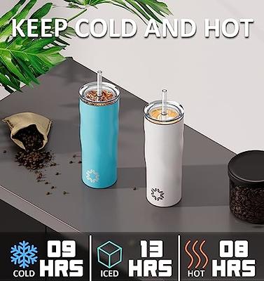 Bubba Envy S Vacuum-Insulated Stainless Steel Tumbler with Lid, Straw, and  Removable Bumper, 32oz Reusable Iced Coffee or Water Cup, BPA-Free Travel  Tumbler, Vineyard - Yahoo Shopping