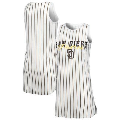 San Diego Padres Womens Pinstripe Bib Overalls - M in 2023