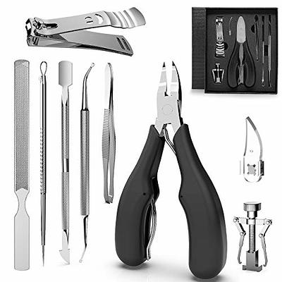 Toenail Clippers,Coolmade Professional Ingrown Thick Fungal Toe Nail  Clippers for Men Seniors Adult,Diabetic Toe Clipper Podiatrist Tool  Pedicure