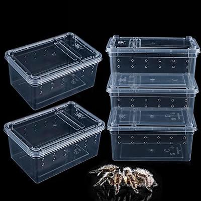5pcs Plastic Clear Transparent Container-Case Small Storage Box