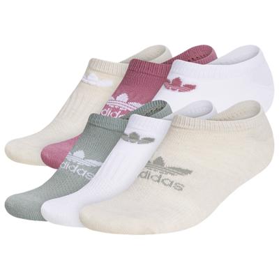 adidas Originals Womens adidas Originals Superlite 6 Pack No Show Socks -  Womens White/Silver Green/Pink Strata Size M - Yahoo Shopping