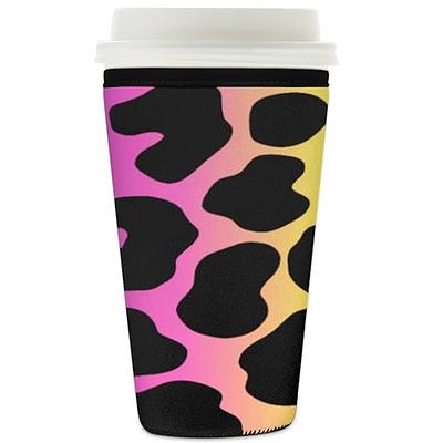 Neoprene Water Bottle Koozie 24 Ounce - Leopard Animal Print