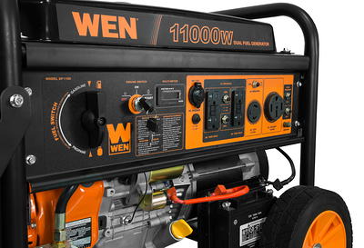 WEN Products 11000 Watt Dual Fuel Pull Cord Start Power Generator