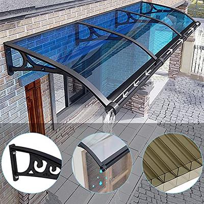 Window Awnings Exterior Durable Door Awnings Exterior Door Canopy Rain and  Sun, Front Door Awning Polycarbonate Cover Outdoor Patio Canopy Porch Awning  60x200cm/24x79in A - Yahoo Shopping