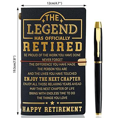 Embossed Gilded Retirement Journal&Pen Gift Set Refillable Leather Travel  Notebook Personal Organizers Planner Office Supplies Happy Retirement Gifts  for Men Coworker, Friends,Family, Women（Black） - Yahoo Shopping