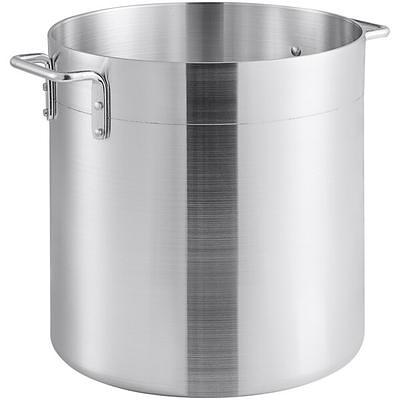 Choice 60 Qt. Standard Weight Aluminum Stock Pot with Cover