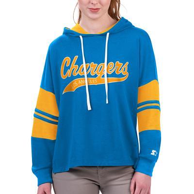 '47 Powder Blue Los Angeles Chargers Box Out Headline Pullover Hoodie