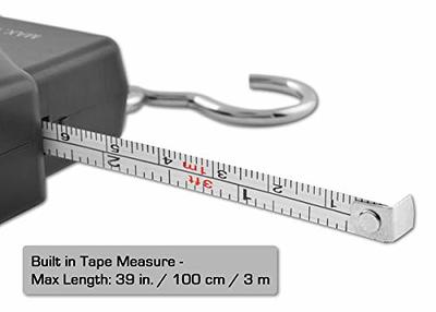 South Bend Digital Hanging Fishing Scale and Tape Measure with Backlit LCD  Display, 110lb/50kg Weight Capacity (Batteries Included) - Yahoo Shopping