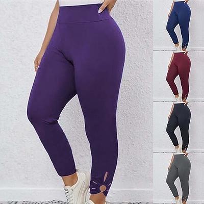 Kcocoo Capri Leggings for Women Yoga Pants High Waist Cropped Leggings Soft  Stretch Workout Tights Casual Sports Sweatpants(Black,XXL) - Yahoo Shopping