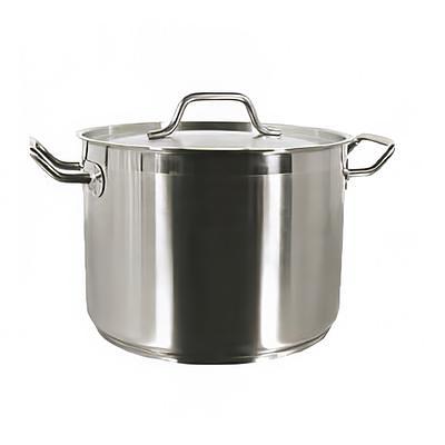 Winco SSSP-2 2 Qt. Induction-Ready Premium Stainless Steel Sauce Pan with  Cover