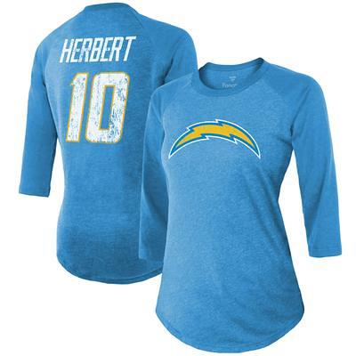 Men's Nike Justin Herbert Powder Blue Los Angeles Chargers Vapor Limited  Jersey