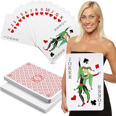 Warmtree 5X7 Jumbo Playing Cards Giant Deck Poker