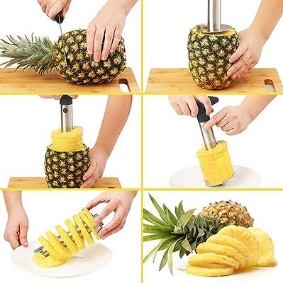 Stainless-Steel Pineapple Slicer & Dicer, Fruit Tools