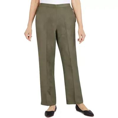 Alfred Dunner Classics Pull-On Straight-Leg Pants - Macy's