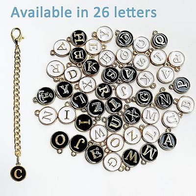 AnnabelZ Letter Charm Accessories For Stanley Cup,2PCS ID Initial Letter  Charm Personalized For Stanley Tumbler Cup Identification Handle Letter