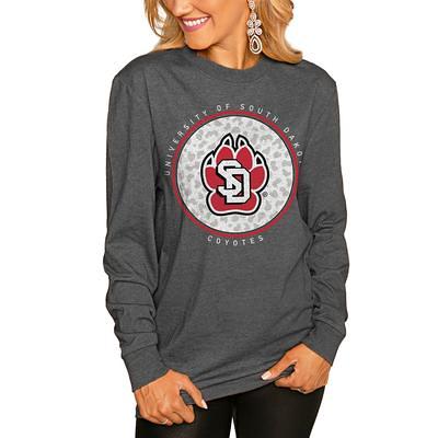 Girls Youth Gameday Couture Gray Wyoming Cowboys Faded Pullover Sweatshirt Size: Medium