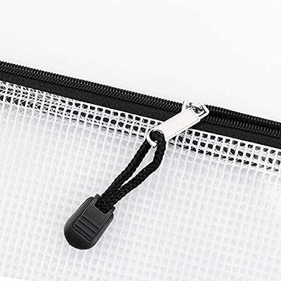 16 PCS Mesh Zipper Pouch Zipper Bags Puzzle Bag for Organizing Storage File  Bags