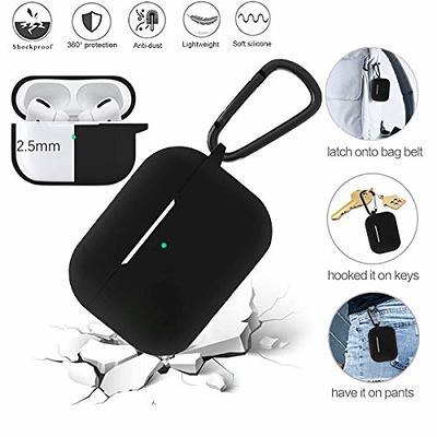 Visland for AirPods Pro Case Accessories Set,5 in 1 Silicone Airpod Pro Accessory KIT,PROTECTIVE Cover for AirPods Pro Charging Case with Keychain/