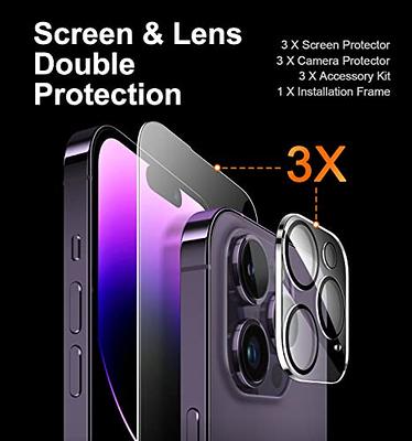 iPhone 14 Pro Max / 14 Pro | Camera Protector Glass [3 Pack]