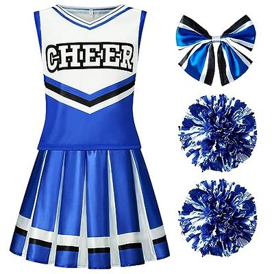 : Cheerleader Costume for Women Sexy Musical Uniform Fancy Dress  3 PCS Cheerleading Complete Outfit: Clothing, Shoes & Jewelry