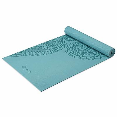 Gaiam Yoga Mat - Premium 6mm Print Reversible Extra Thick Non Slip
