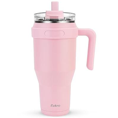 Opreine 32oz Tumbler with Handle, Insulated Tumbler with 2-in-1 Lid and  Straw, Stainless Steel Double Wall Vacuum Travel Coffee Mug Cup, Fit for  Car