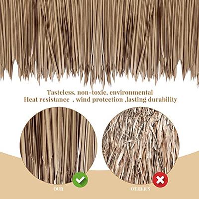 blind grass Lifelike Garden Realistic Straw Roof Fake Straw Roof Straw