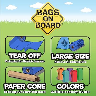 Bags On Board Dog Poop Bags, Strong, Leak Proof Dog Waste Bags