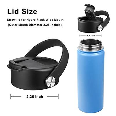  Simple Modern Summit Water Bottle Lid - Flip Lid with Handle,  Insulated Straw Lid, and Insulated Chug Lid - Fits Hydro Flask Wide Mouth  -Midnight Black Pack of 3 : Appliances