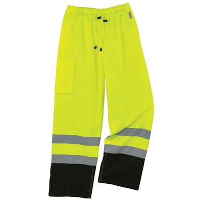 Glowear By Ergodyne XL Class E Thermal Pants, Lime 8925