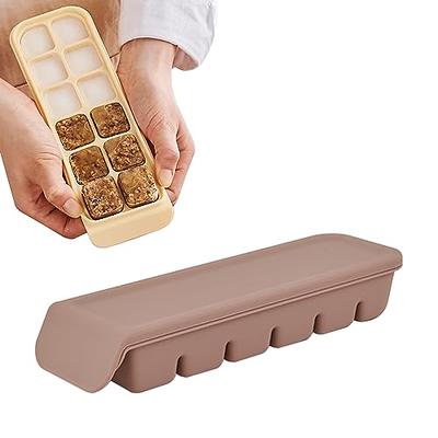 Food Grade Silicone Ice Cube Mold With Removable Lid 6 bar - Temu