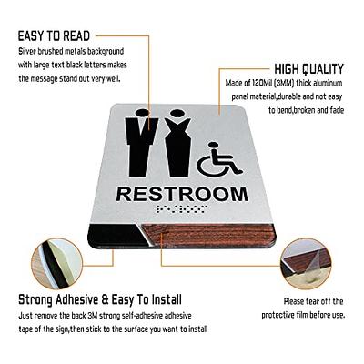 Mens Restroom Sign - Aluminum Restroom Signs | TRADESAFE