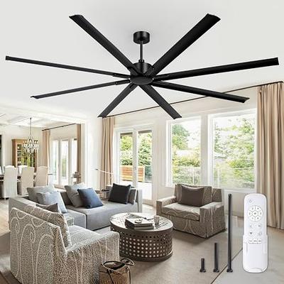 Ceiling Fan With 8 Reversible Blades