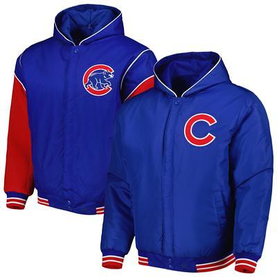 Chicago Cubs Mitchell & Ness Big & Tall Satin Full-Snap Jacket - Royal