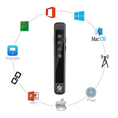 Presentation Clicker Pointer,2.4GHz Wireless Presenter Remote Presenter  Clicker for Slideshow PowerPoint Presentation Pointer for Mac, Keynote