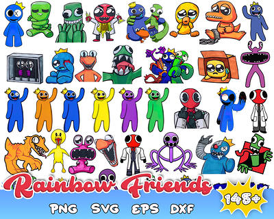 Rainbow friends png