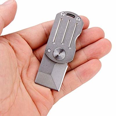  COHOMELARS Small Keychain Knife,Mini Folding Pocket