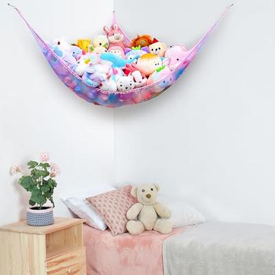 Macrame Stuffed Animal Net or Hammock Hanging Net for Plush Toy Holder