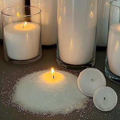  NICEME Kit personalizado de fabricación de velas en polvo, 26  onzas / 26.46 oz recargable, cera con cuentas, arena, vela perlada, todo  natural, reutilizable, kit de fabricación de velas : Arte y Manualidades