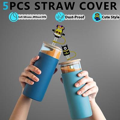 5 Pcs] Brighten Your Stanley Cup & Stitch Water Bottle w/Cute Cartoon Straw  Covers - Halloween Accessories, Straw Caps & Straw Topper Perfect for  Coffee, Tumblers, Starbuck Cups & Reusable Straws! 