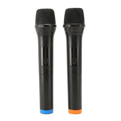  KITHOUSE K380A Wireless Microphone Karaoke Microphone Wireless  Mic Dual with Rechargeable Bluetooth Receiver System Set - UHF Handheld  Cordless Microphone for Singing Speech Church(Elegant Black) : Musical  Instruments