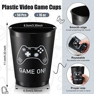 Video Game Party Cups for Kids Birthday (16 oz, Black, 16 Pack), Pack -  Ralphs