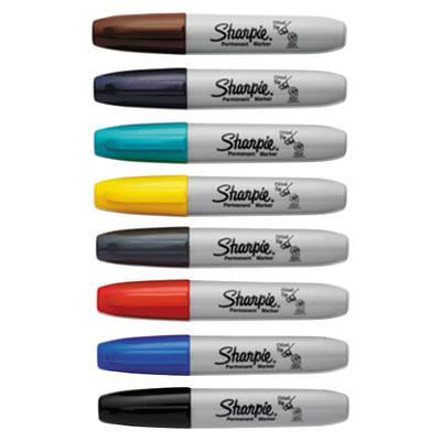 Artskills Classic Poster Markers Chisel Tip Assorted Colors Pack Of 4 -  Office Depot