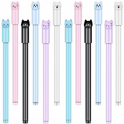  Gel Pens Fine Point Pens 0.5mm Black Smooth Writing Japanese  Pens Aesthetic Office Essentials Desk Accessories Stuff Gifts for Women  Girls, Stocking Stuffers, Back to School Supplies : Office Products