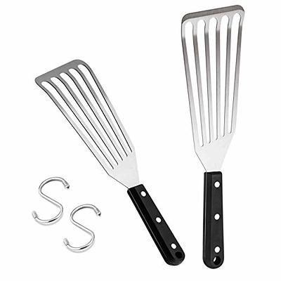 Stainless Steel Flexible Spatula Turner, VOVOLY Thin Metal Spatula