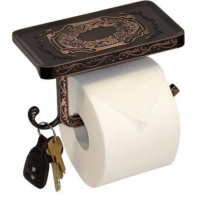 Perfeso.L Farmhouse Toilet Paper Holder with Shelf Large, Nautical