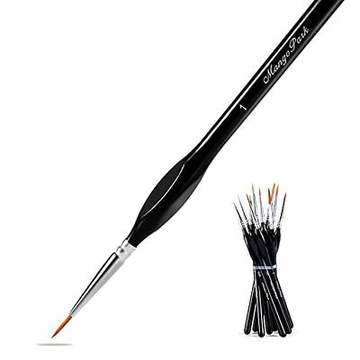 MangoPark 10PCS Miniature Paint Brushes - Detail Paint Brush Set, Fine Tip Paint  Brush, Paint Brushes for Acrylic Painting, Model Paint Brushes for  Warhammer 40k, DND Miniatures (10PCS Black 2) - Yahoo Shopping